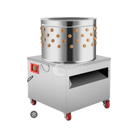Plumeuse à tambour en acier inoxydable pour volailles, machine à épiler les plumes de canard et d'oie, équipement d'abattage agricole, machine à plumer les poulets
