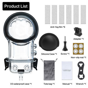 Custodia Impermeabile Subacquea Invisibile 30M per Fotocamera Insta360 One X3, per Nuoto, Surf ed Esplorazione del Fondale Marino - Product Image 6