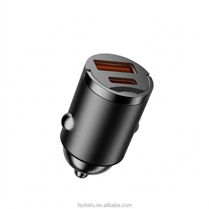 Custom Logo <b>Mini</b> 30W PD Fast Charging Wholesale Zinc Car Adapter OEM Factory Support for Gifts - Product Image 6