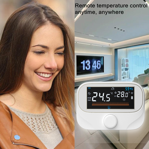 SIXWGH Smart Home Drahtloser WiFi-Thermostat Mobile Fernbedienung <span class=keywords><strong>Alexa</strong></span> Google Assistant Kompatibel 868MHz RF Home Heating - Product Image 5