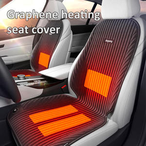 Anjuny, <span class=keywords><strong>precio</strong></span> de fábrica, funda de asiento de coche con calefacción, cojín de asiento de coche de calentamiento rápido, accesorios interiores de coche lavables suaves - Product Image 2