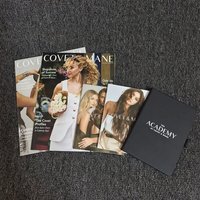 Guía de Estilos de Cabello a Todo Color para Tiendas de Belleza, Revista de Moda con Pelucas