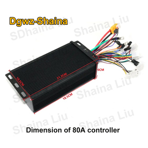 Kit de conversion de moteur de moyeu arrière à rayons pour vélo électrique, vélo à pneus larges 20 pouces, 100 km/h, 60V, 72V, 5000W, DGWZ - Product Image 3
