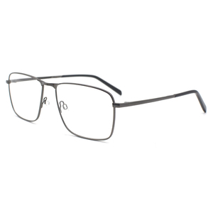 HG7071 Montures <span class=keywords><strong>de</strong></span> lunettes métalliques surdimensionnées pour hommes <span class=keywords><strong>de</strong></span> qualité supérieure <span class=keywords><strong>Grande</strong></span> <span class=keywords><strong>taille</strong></span> 59 mm Monture <span class=keywords><strong>de</strong></span> lunettes optiques à monture complète pour hommes - Product Image 3