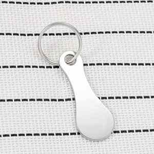 Porte-clés jeton de chariot de courses personnalisé sur mesure par le fabricant - Product Image 2