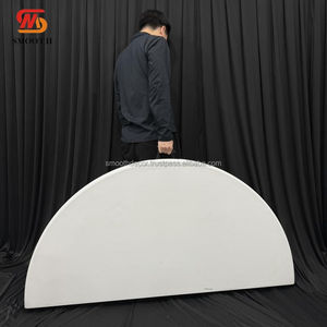 SMOOTH Factory Price Popular Product Light Metal <b>White</b> <b>Round</b> Banquet Party Wedding Outdoor <b>Dining</b> Luxurious Durable <b>Table</b> - Product Image 1