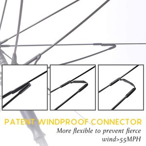 Wholesale Fully-Automatic Three-Folding <b>Extra</b> <b>Large</b> Straight Umbrella Customized Color OEM Logo <b>Printing</b> Plastic 190T Pongee - Product Image 3
