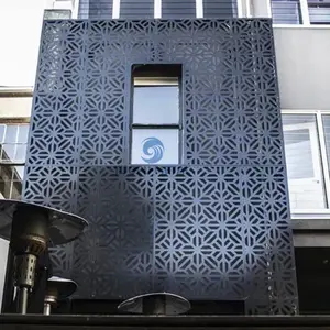 Перфорированная настенная декоративная алюминиевая панель Mashrabiya, декоративный резной алюминиевый фасад