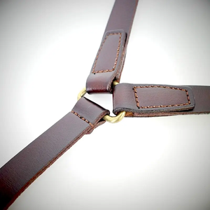 <span class=keywords><strong>Tirantes</strong></span> <span class=keywords><strong>de</strong></span> cuero genuino ajustables en forma <span class=keywords><strong>de</strong></span> Y con 3 clips retro unisex para <span class=keywords><strong>hombre</strong></span> accesorio <span class=keywords><strong>de</strong></span> <span class=keywords><strong>vestir</strong></span> <span class=keywords><strong>de</strong></span> calidad premium - Product Image 3