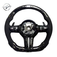 Volante Deportivo Personalizado de Fibra de Carbono con Pantalla LED Multitamaño, Estilo Racing, para BMW E60 Serie 5 520i 523i 525i 530i M5