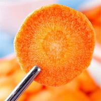 Gezonde Knapperige Zoete Snack Halfzachte Vacuümgefrituurde Wortelchips Zak OU Kosher BRC Gecertificeerd Klaar om te Eten 1 Jaar Houdbaar Hanwei
