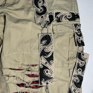 Jeans pour hommes DiZNEW 2026, effet déchiré, <span class=keywords><strong>couleur</strong></span> kaki, polyvalents et adaptés à toutes les occasions, jeans pour hommes de haute qualité - Product Image 3