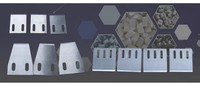 Lames de granulateur Sharp en acier allié SKD11 résistant à la corrosion, fabriquées avec précision pour la découpe à chaud, recyclage, taille personnalisée