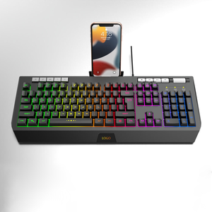 <span class=keywords><strong>Claviers</strong></span> de jeu filaire USB, Clavier de jeu pour PC, Clavier mécanique de jeu lumineux universel rvb - Product Image 2