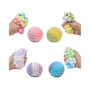 Toysrunner Unisex 3 Color <b>Squeeze</b> Hand Grasp Pressure <b>Ball</b> Sensory Fidget Toy Stress Release Decompression Toy Age 14+ Model - Product Image 6