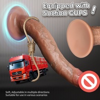 Dildo réaliste, jouets sexuels pour adultes pour femmes et hommes, stimulateur du point G et du clitoris avec ventouse puissante pour une utilisation mains libres, jouets anaux
