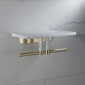 Estante de ducha de mármol Estante <span class=keywords><strong>flotante</strong></span> moderno Estante de ducha de montaje en pared - Product Image 6