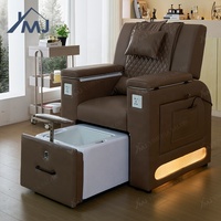Chaise de pédicure avec station de massage pour les pieds, machine sans tuyau pour salon de manucure en fibre de verre