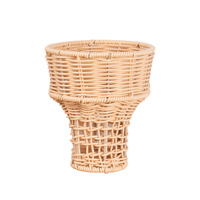 Keranjang Es Krim Model Kustom, Keranjang Es Krim Anyaman Rotan Bambu Buatan Tangan Shandong, Rangkaian Bunga Genggam
