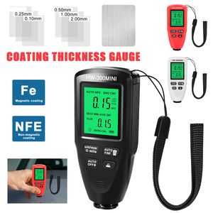 HW300-MINI tragbare elektronische LCD-Messgeräte Autolackfilm-Dicken <span class=keywords><strong>tester</strong></span> Lack werkzeuge Beschichtung dicken messgerät - Product Image 6