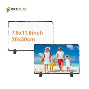 Prosub 12*22cm persegi panjang disesuaikan cetak Logo kosong batu sublimasi Slate bingkai foto - Product Image 4