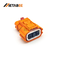 Connecteur haute tension EV, fiche 2 broches, 40A, câble 6mm², borne d'alimentation HVIL, prise de batterie A-Key, IP67, 1000V DC, étanche