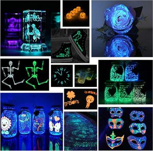 Polvo Luminoso de Aluminato de Estroncio de Alta Luminosidad y Larga Duración, Pigmento No Tóxico que Brilla en la Oscuridad para Resina, Pintura y Recubrimientos - Product Image 5