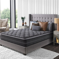 Lit orthopédique Queen King Size Colchones hôtel Gel mousse à mémoire de forme Latex compressé 5 zones matelas à ressorts ensachés