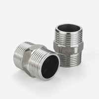 Conector de Tubería de Acero Inoxidable Tipo Tri Clamp CNJS de 3/4 Pulgadas con Rosca Macho y Hembra de Diferentes Tipos