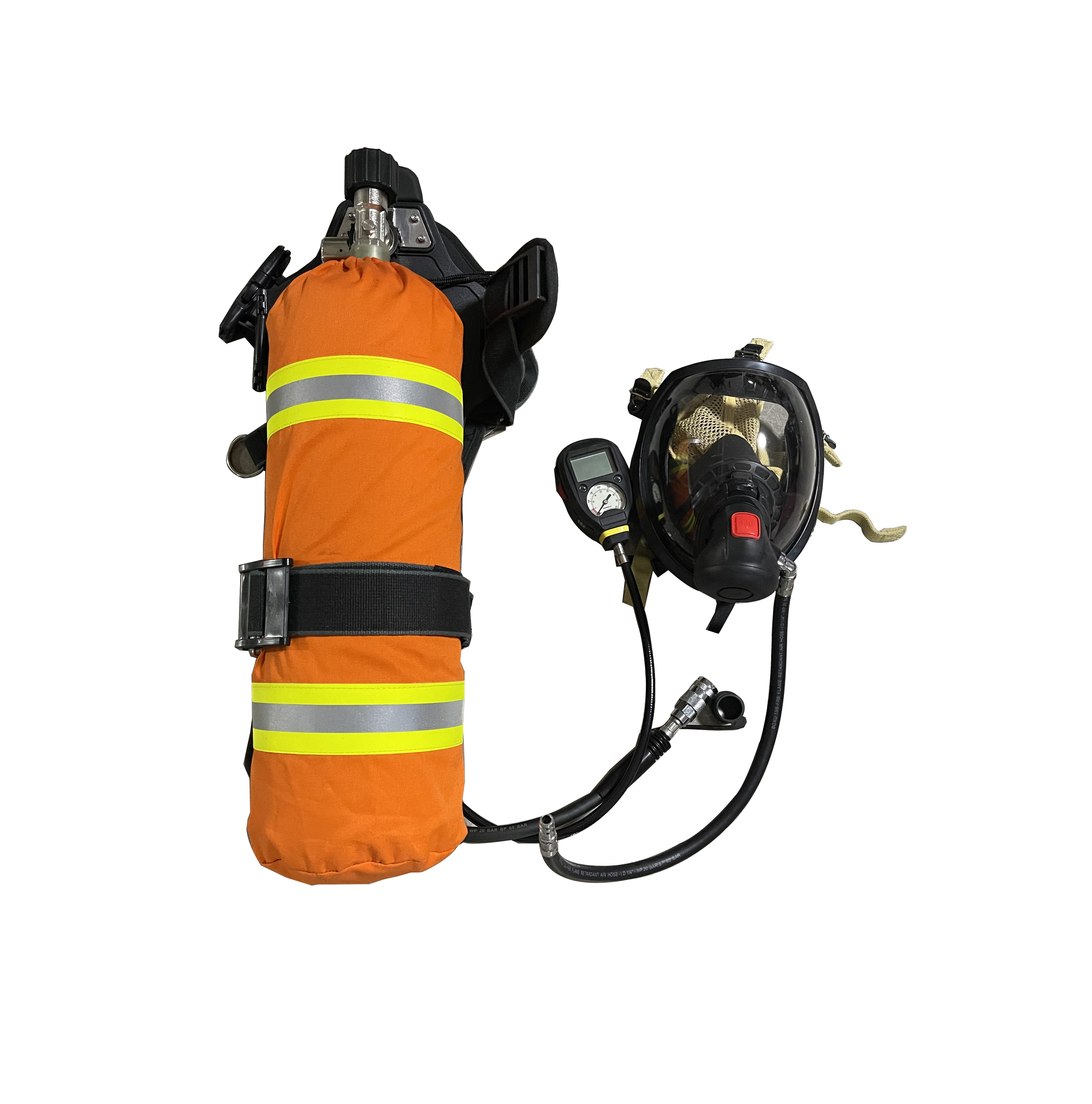 Автономный дыхательный аппарат SCBA RHZK6.8L с положительным давлением, оборудование для самозащиты