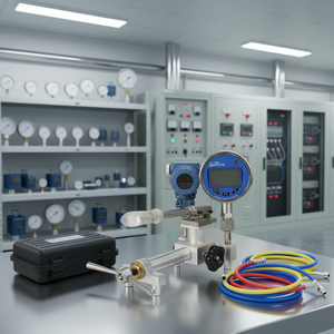 Calibrateur pneumatique portable Shelok YX-2006A, pompe manuelle légère pour l'étalonnage sur site des jauges et des transmetteurs - Product Image 1