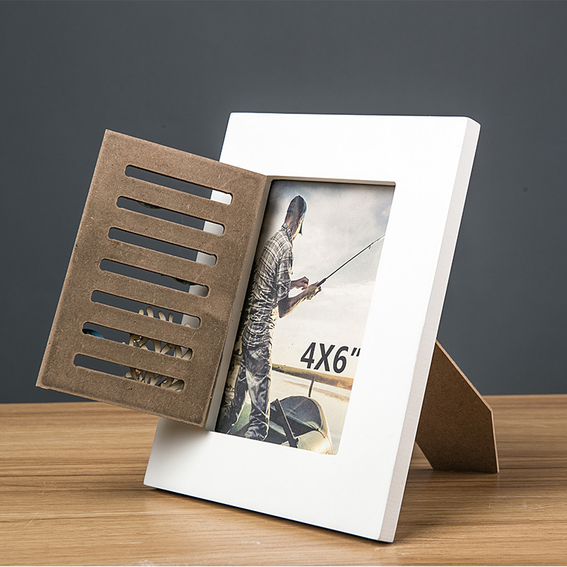 Marco de fotos de 6 pulgadas con puertas.