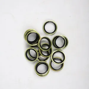 Customize Metal High Quality oil resistance standard Bonded Washer rubber thread sealing Compact Washer Bonded Sealing Washers