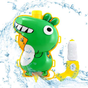 利嘉 YP059764 夏季娱乐 1400ml 恐龙背包塑料水枪玩具 50-100fps 手动 - Product Image 5