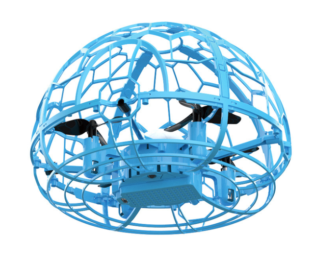 HOSHI HS106 Mini Drone UFO Hand Operated RC Quadcopter 3D Flip Magic Tricks Flying Ball Toys With Fancy Lights VS HT06