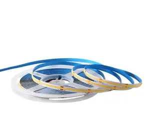 3mm 5mm 8mm 10mm Flexible LED COB Strip 12V 24V FOB LED Tape Light Bar CRI 90 Ice Blue Red Green Yellow Warm Cold White Color