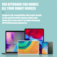 Mini Teclado y Ratón Inalámbricos para Juegos, Gran Venta 2021, para Windows, Android, IOS, Diseño Ultrafino con Soporte de Ingeniería Humana