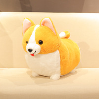 Boneka Anjing Corgi Plushie Custom, Produk Laris di Tiktok, Bersertifikat CE CPC, Hadiah Boneka Hewan Boneka Anjing Corgi Gemuk