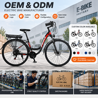 Vélo de montagne électrique puissant de 250 W, 21 vitesses, frein à disque mécanique, batterie au lithium 36 V 8 Ah, vélo de ville rapide pour adultes
