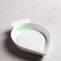 Op maat gemaakte logo handgemaakte keramische knoflookrasp olijfdesign antiaanbaklaag vaatwasserbestendig automatische bediening aangepaste kleur