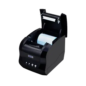 Xprinter 365b impressora térmica, etiqueta térmica, impressora, código de barras, suporte para impressora 20-80mm 2 em 1 para android ios windows
