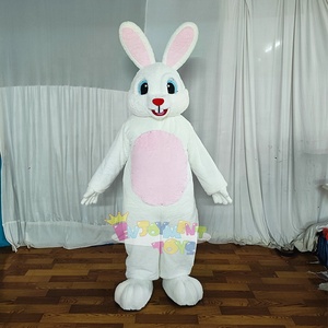 Menyenangkan CE indah kelinci Paskah kelinci dewasa kostum maskot untuk dijual