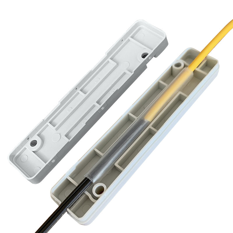 ABS Plastic Fiber Optic Accessorie 1 Core Waterproof Cable Joint Box For Protect Splice Tray