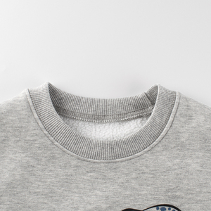 เสื้อสเวตเตอร์คอกลมแขนยาวลายการ์ตูนสำหรับเด็กทารกเสื้อผ้าแฟชั่นสำหรับเด็กผู้ชายคอกลมผ้าคอตตอนลายไดโนเสาร์ - Product Image 3