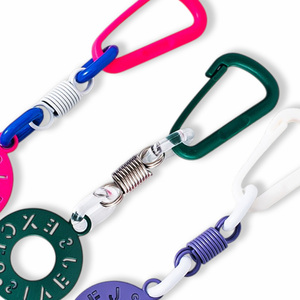 Llavero Mosquetón OEM de Marca Privada, Colgante Táctico para Mochila, Llavero de Resorte en Espiral, Accesorio Industrial para Bolsa y Llaves de Coche - Product Image 5