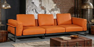 Chicheng JE209 #   Canapé gonflable Chesterfield moderne en similicuir PU, trois places, pieds en bois massif, rangement, design écologique, <span class=keywords><strong>hôtel</strong></span> - Product Image 5