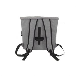 Keranjang stang sepeda anjing lipat depan, tas piknik bersepeda dapat dilepas dengan mudah dipasang - Product Image 4