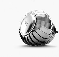 Ventilateur d'extraction à énergie éolienne en acier inoxydable pour toiture, capot rotatif sans alimentation pour aération d'entrepôt industriel
