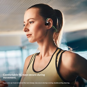 Lumegi Promo Panas X19 Earbud Olahraga Konduksi Tulang Kontrol Sentuh IPX8 Tahan Air ANC untuk <span class=keywords><strong>Headset</strong></span> Lari Nirkabel BT5.3 - Product Image 3