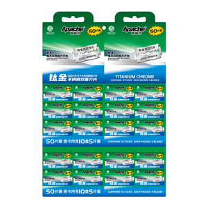 Tốt Nhất Đôi Cạnh Lưỡi Dao Cạo Với Lớp Phủ Titan Người Đàn Ông Dùng Một Lần Sắc Nét Cạo Lưỡi Dao Cạo Cho Khuôn Mặt - Product Image 6